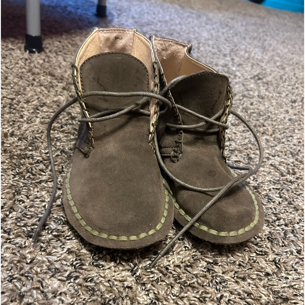 Mojo Moxy Moccasin Booties (green)